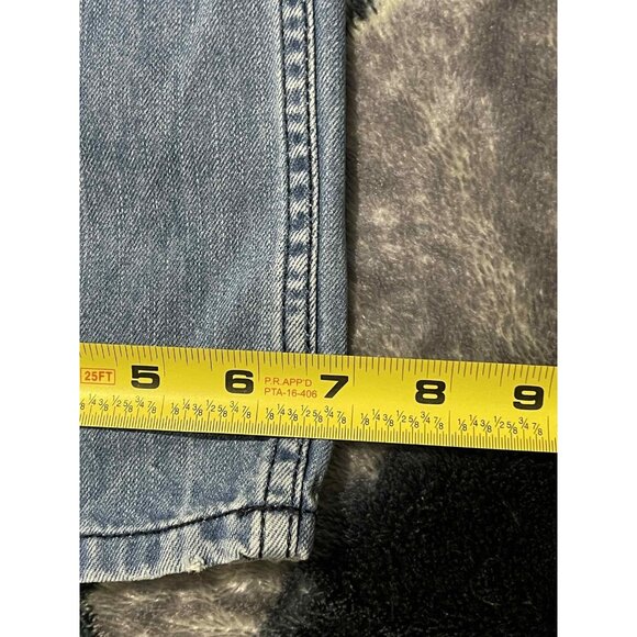 Diesel Belther Jeans Mens 29x32 Light Wash Blue Straight Leg Denim Distressed - Picture 9 of 11